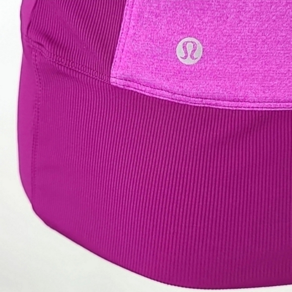 Lululemon In Flux Reversible Jacket Pink Purple Full Zip Hood Thumbholes Size 6 - Picture 6 of 15